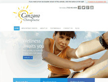 Tablet Screenshot of canzanochiro.com